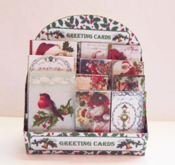 CHRISTMAS CARD SHOP DISPLAY STAND & CARDS - Click Image to Close